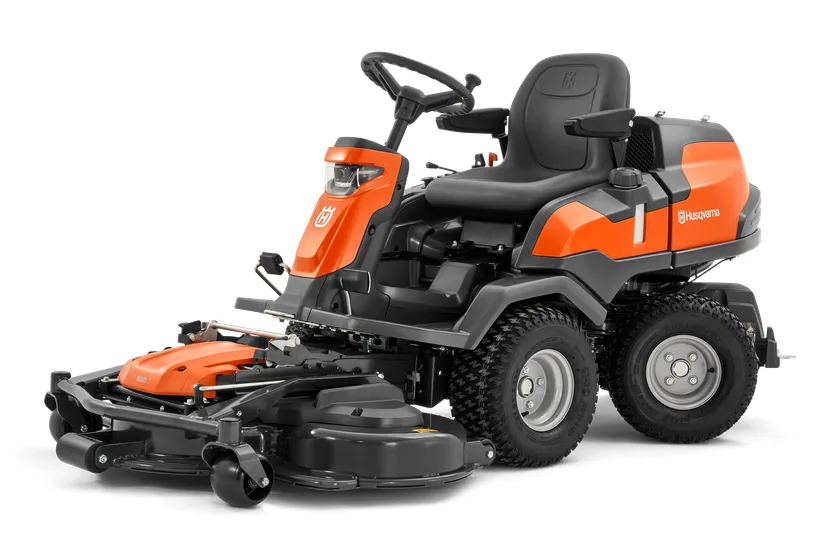 Бензинова фронтальна косарка-трактор Husqvarna R 420TsX AWD — фото 2