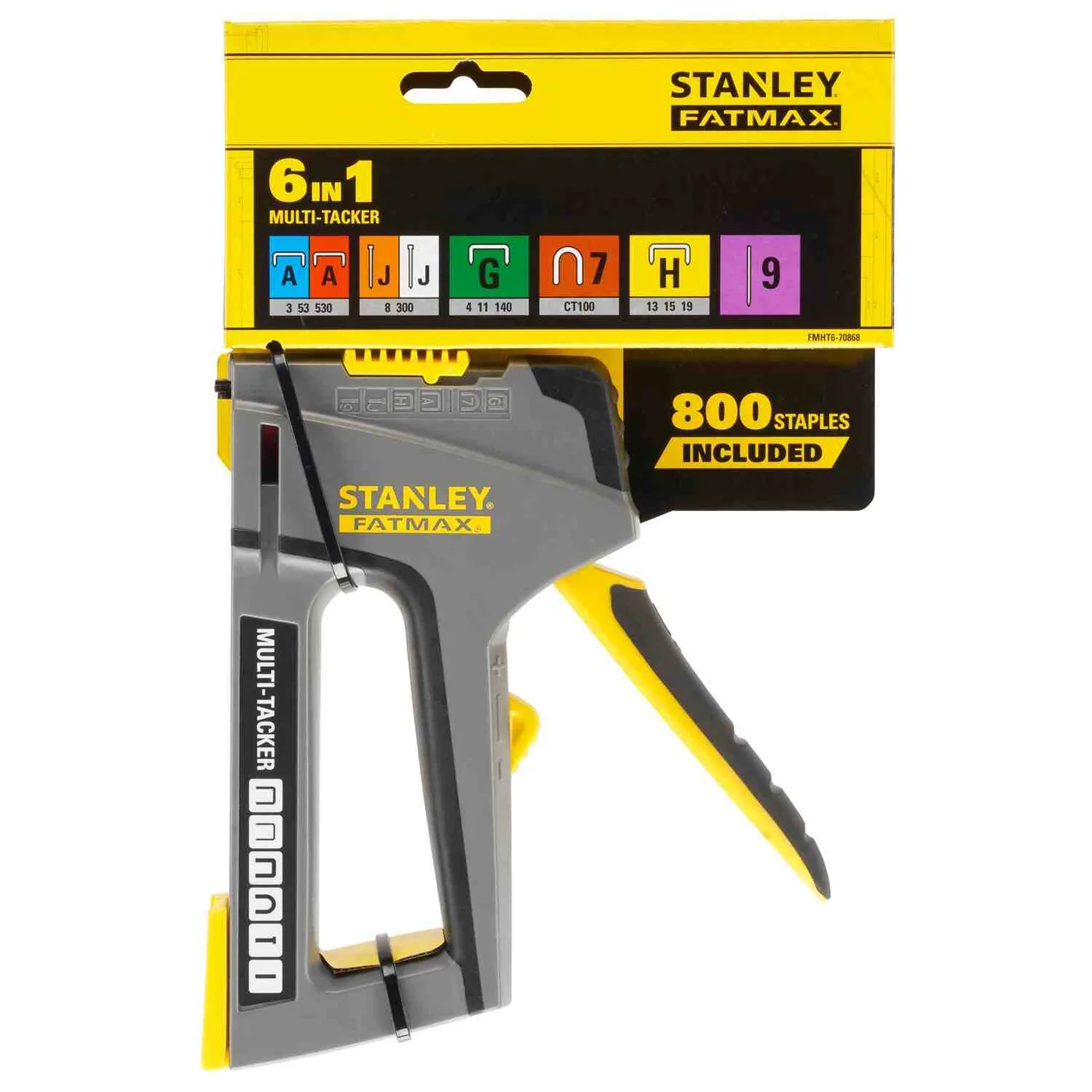 Степлер LIGHT DUTY / HEAVYDUTY / CABLE / BRADS TR75 FATMAX® 6 У 1 для всіх типів скоб STANLEY FMHT6-70868 — фото 3