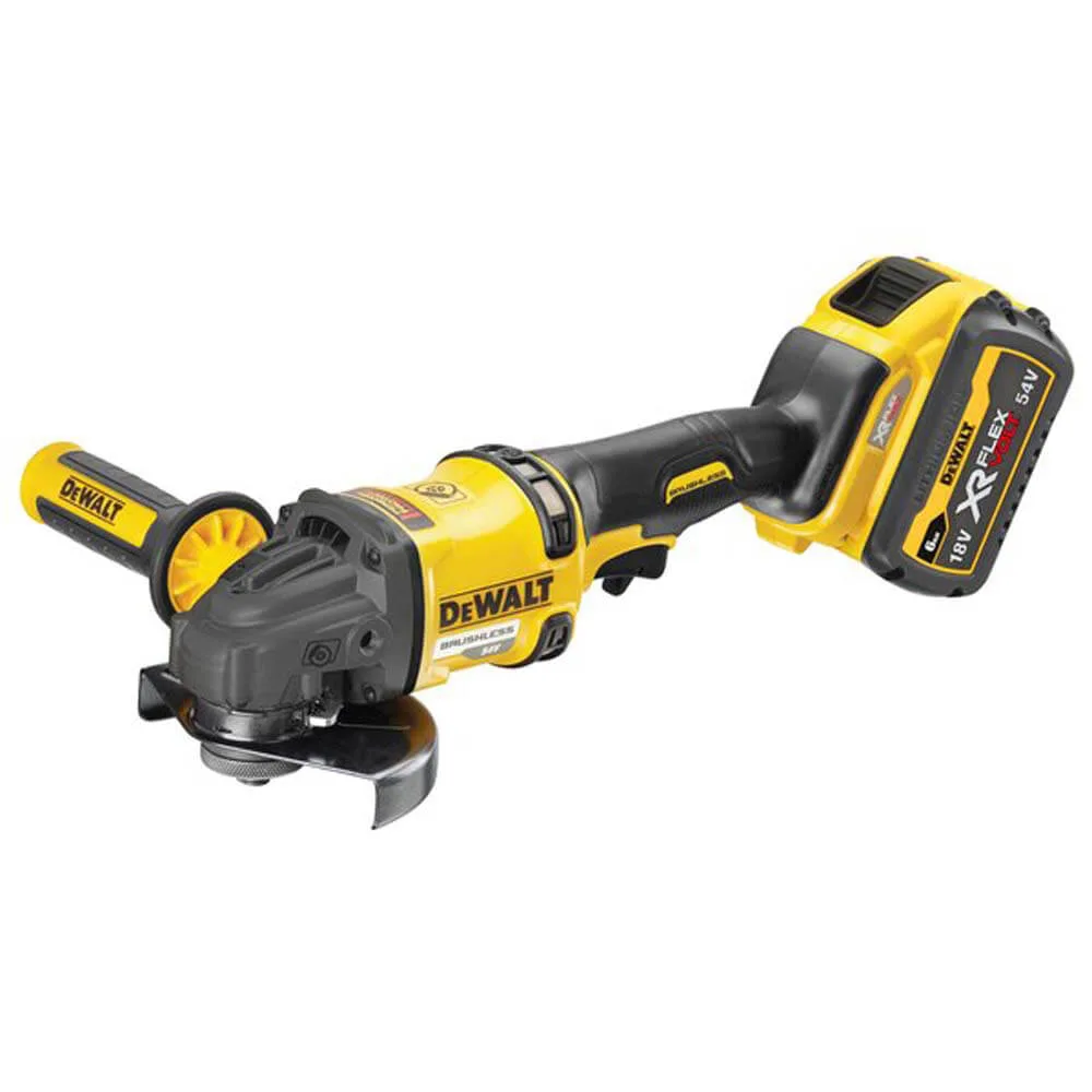 Шліфмашина кутова - болгарка акумуляторна безщіткова DeWALT DCG418T2 — фото 2