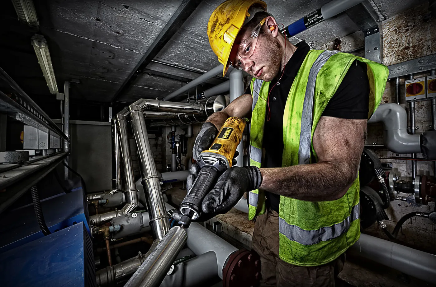 Прямошліфувальна машина мережева DeWALT DWE4884 — фото 2