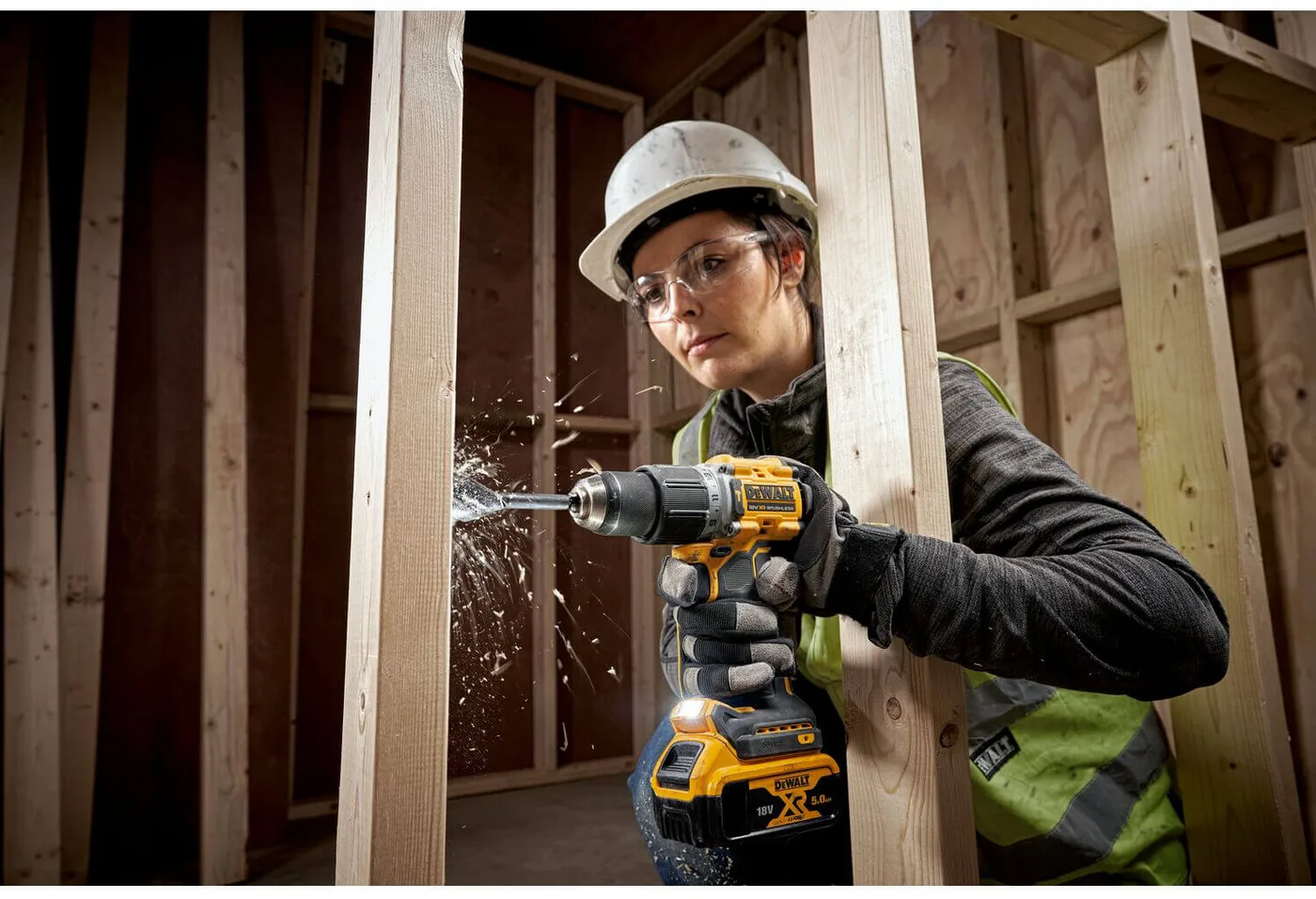 Дриль-шурупокрут акумуляторний безщітковий ударний DeWALT DCD805P2T — фото 6