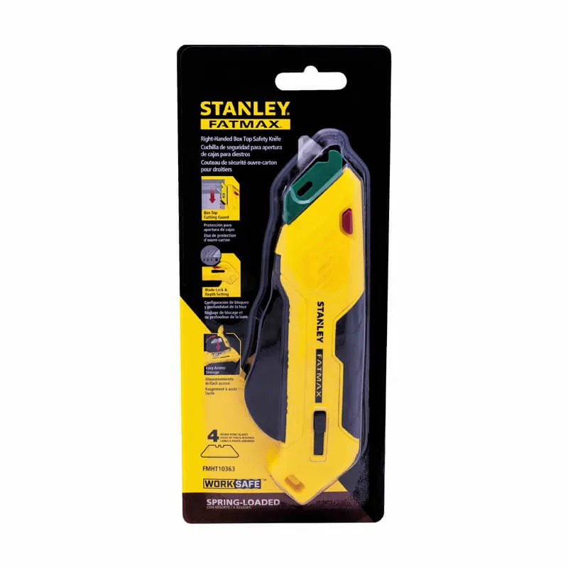 Ніж безпечний FATMAX® Box Box з висувним трапецевидним лезом STANLEY FMHT10363-0 — фото 4