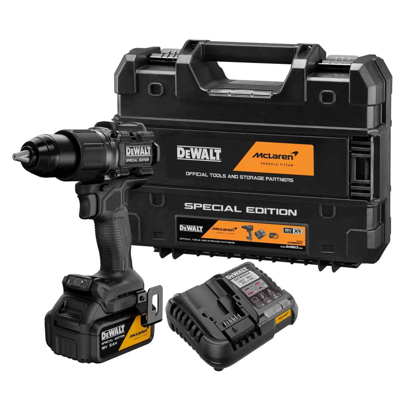 Дриль-шурупокрут ударний McLaren F1 TEAM SPECIAL EDITION DeWALT DCD86MP1T