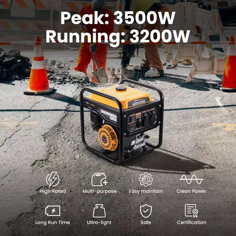 Генератор інверторний MaXpeedingRods MXR4500i, 3.2 кВт, бензин, ручний стартер — фото 4