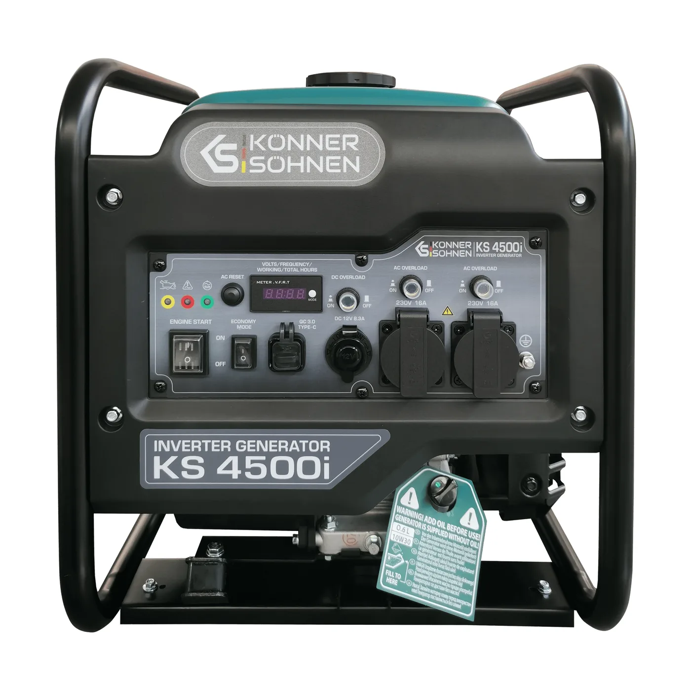 Інверторний генератор Könner & Söhnen KS 4500i, 4,2 кВт, бензин, ручний стартер