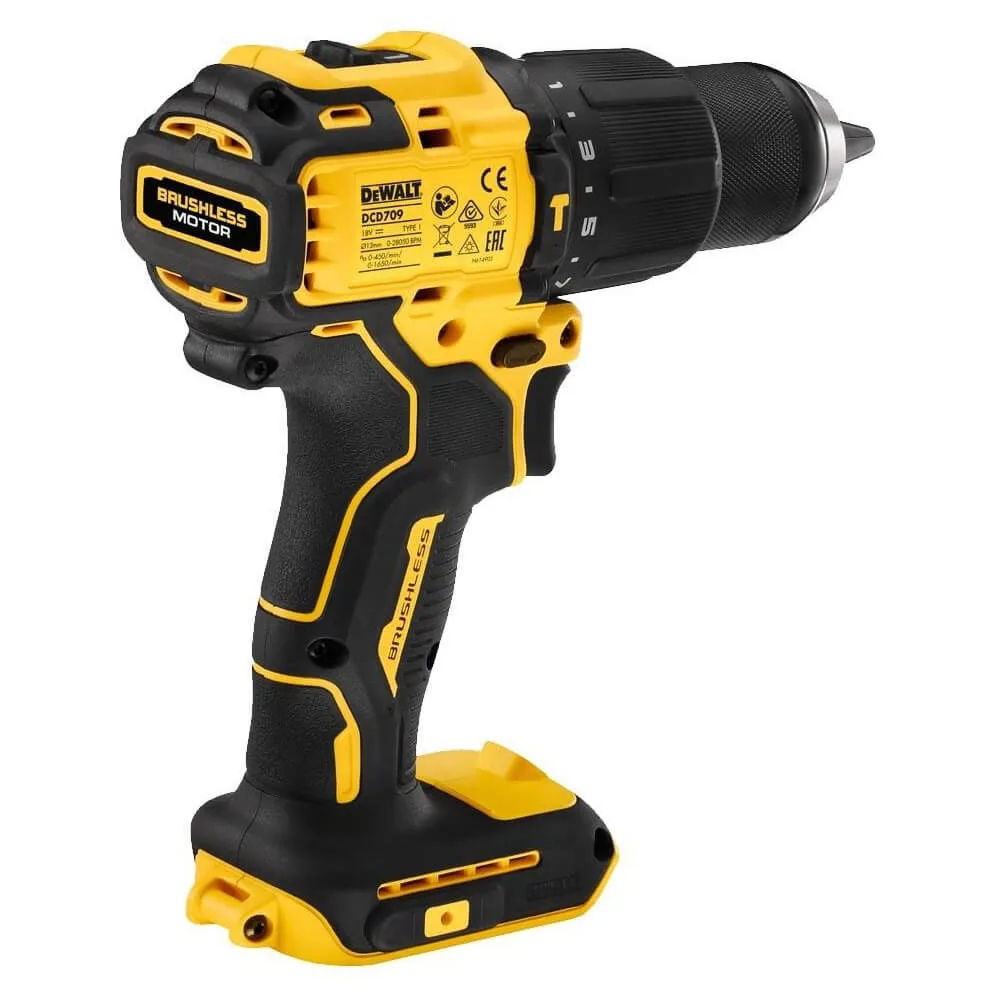 Дриль-шурупокрут акумуляторний безщітковий ударний DeWALT DCD709M2T — фото 4