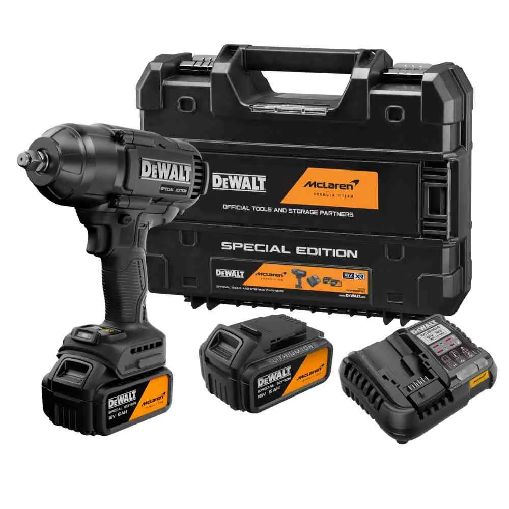 Гайкокрут ударний акумуляторний безщітковий McLaren F1 TEAM SPECIAL EDITION DeWALT DCF99MP2T