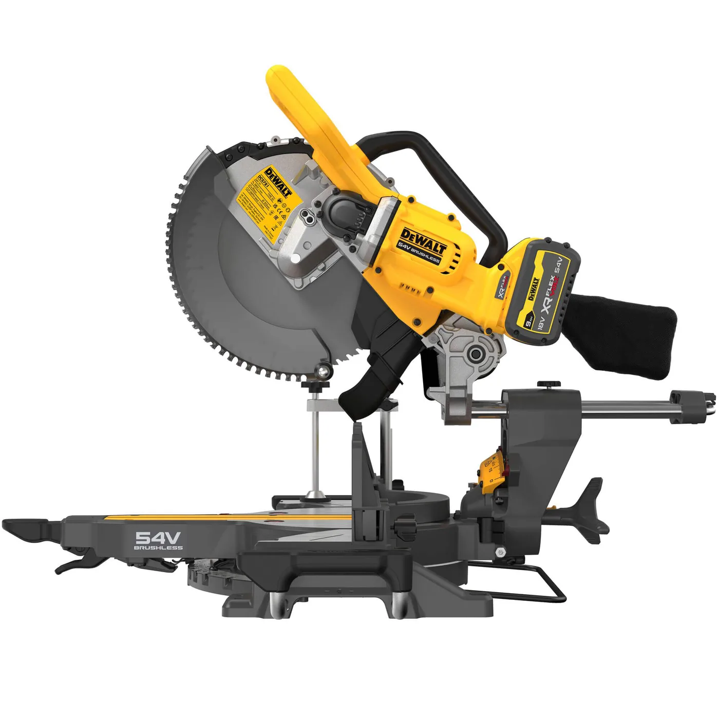 Пилка торцювальна акумуляторна безщіткова DeWALT DCS781X2 — фото 6