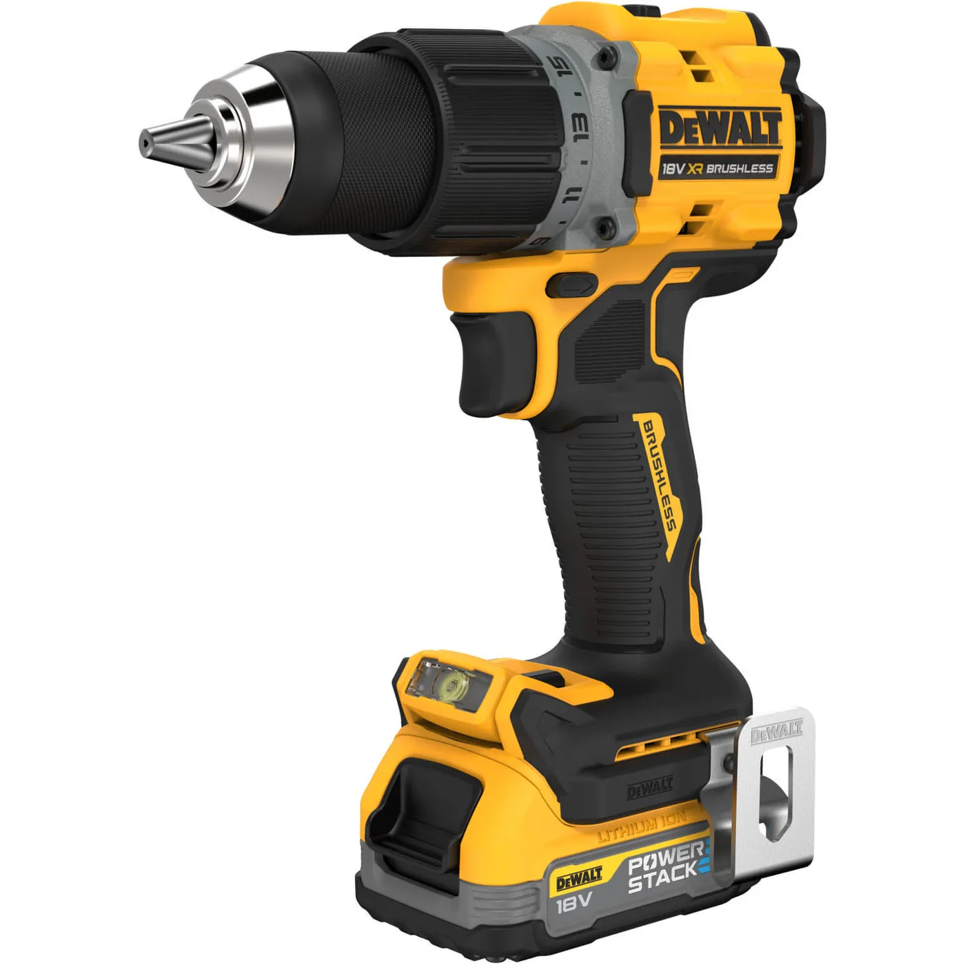 Дриль-шуруповерт акумуляторний безщітковий DeWALT DCD800E2T — фото 2