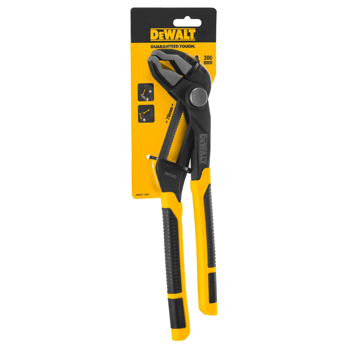 Пасатижі переставні сантехнічні довжиною 300 мм DeWALT DWHT0-74432 — фото 4