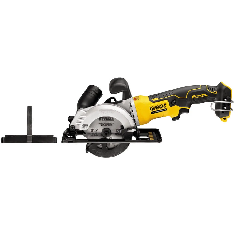 Пила дискова акумуляторна безщіткова компактна DeWALT DCS571NT — фото 3