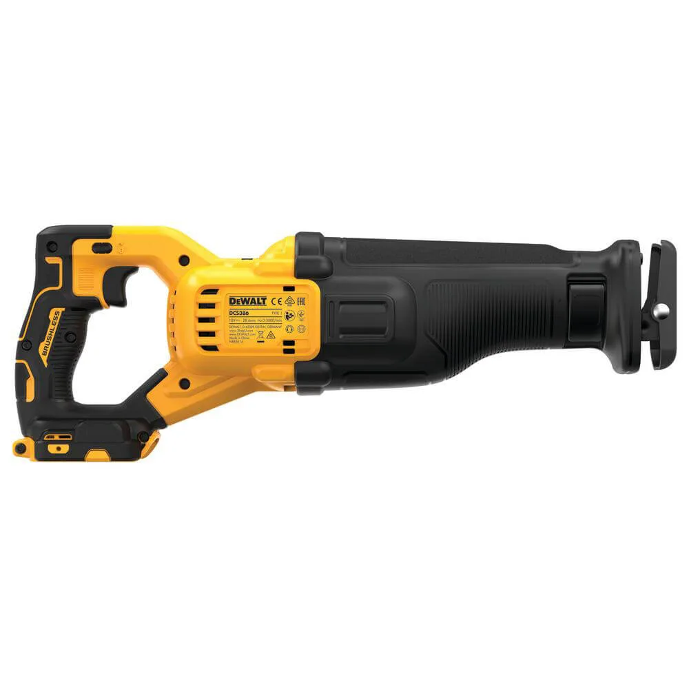 Пила шабельна акумуляторна DeWALT DCS386NT — фото 3
