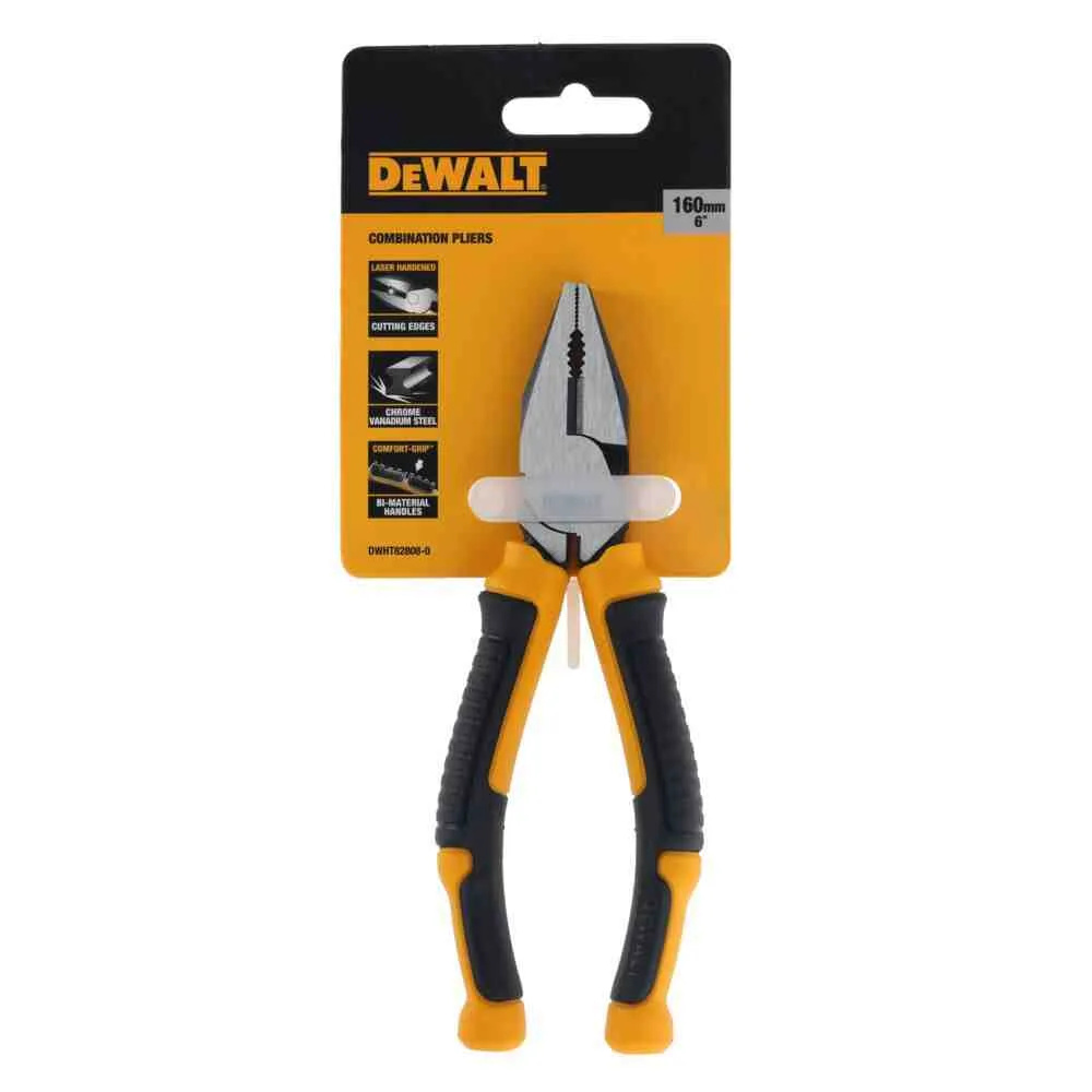 Плоскогубці LASER HARDENED комбіновані, L=160 мм DeWALT DWHT82808-0 — фото 3
