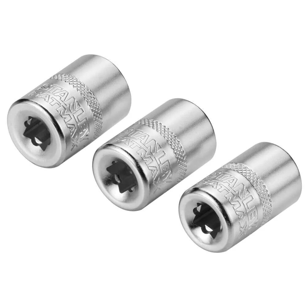Набір торцевих головок 1/4 Maxi Drive, із шестигранним профілем, 3 шт: 11, 12, 13 мм. STANLEY FMMT17092-0 — фото 6