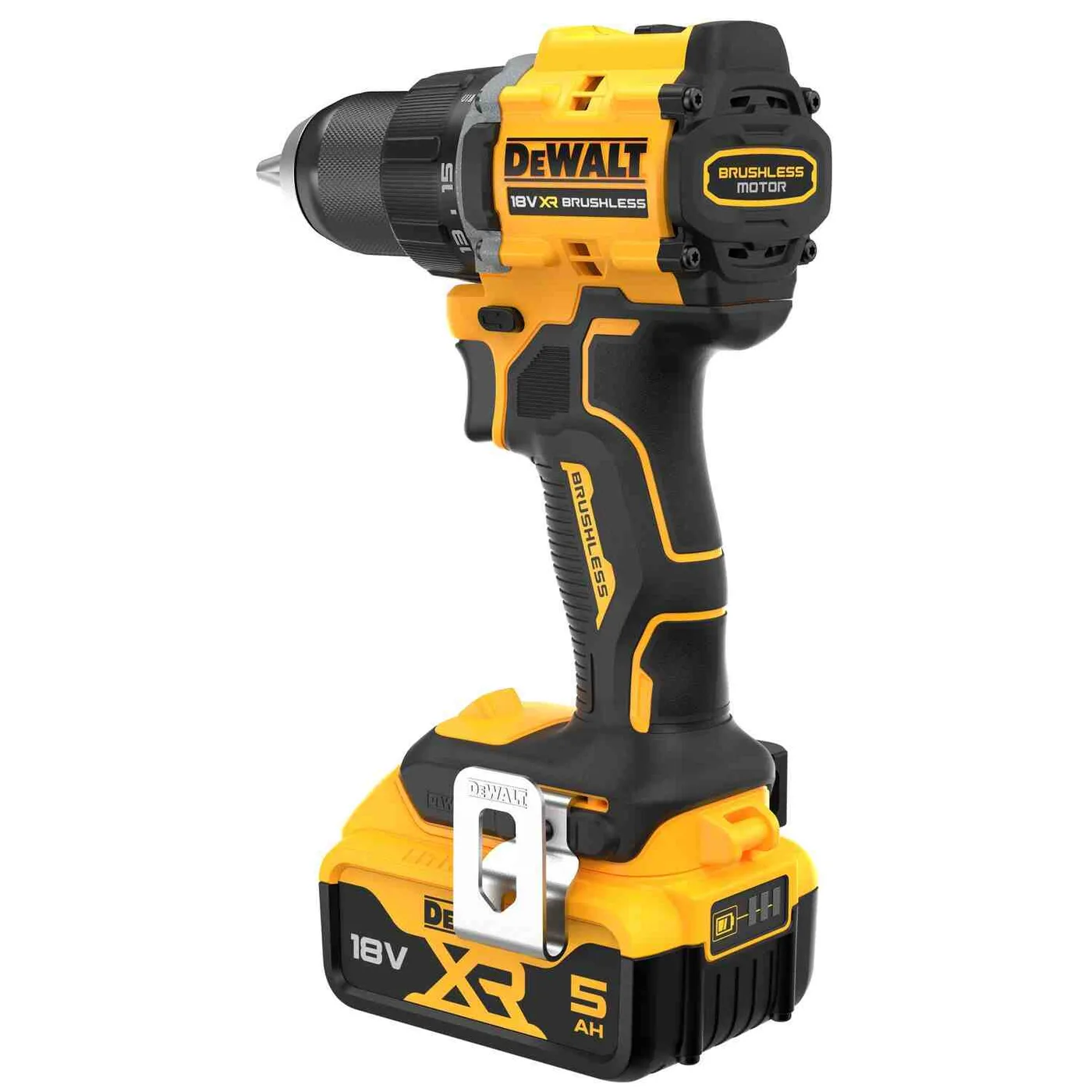 Дриль-шуруповерт акумуляторний безщітковий DeWALT DCD794P2T — фото 5