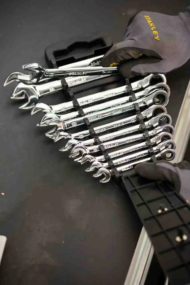 Набір із 12 комбінованих ключів з тріскачкою STANLEY STMT82847-0 — фото 6