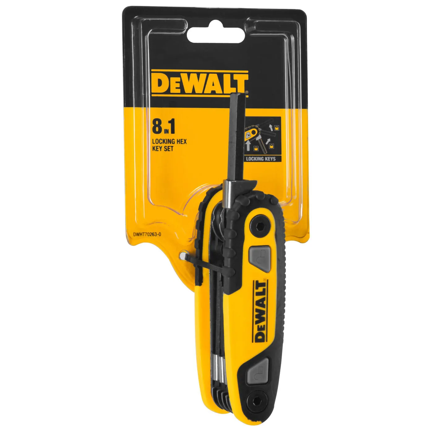 Набір шестигранних ключів метричних DeWALT DWHT0-70263 — фото 5