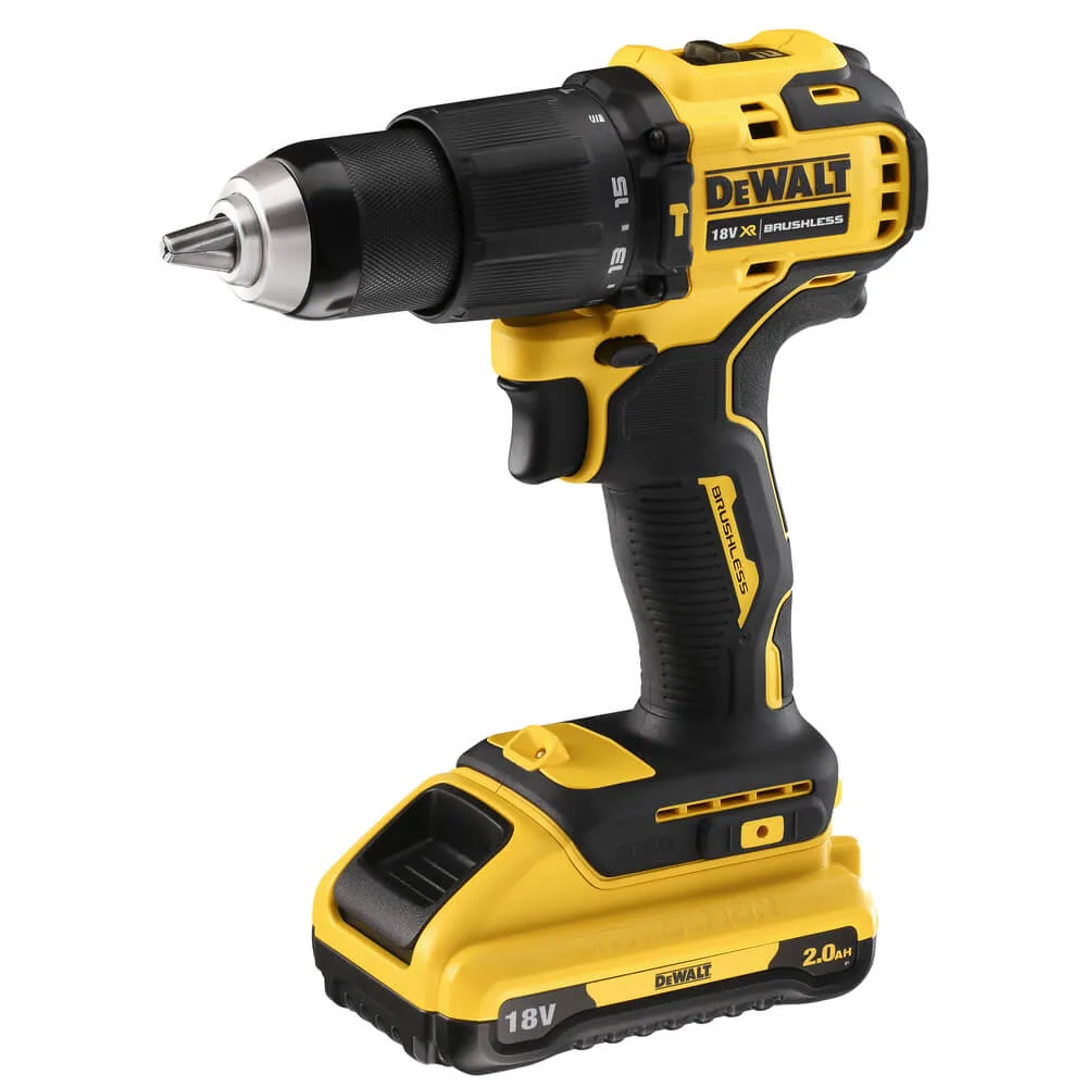 Дриль-шурупокрут акумуляторний безщітковий ударний DeWALT DCD709D2T — фото 2