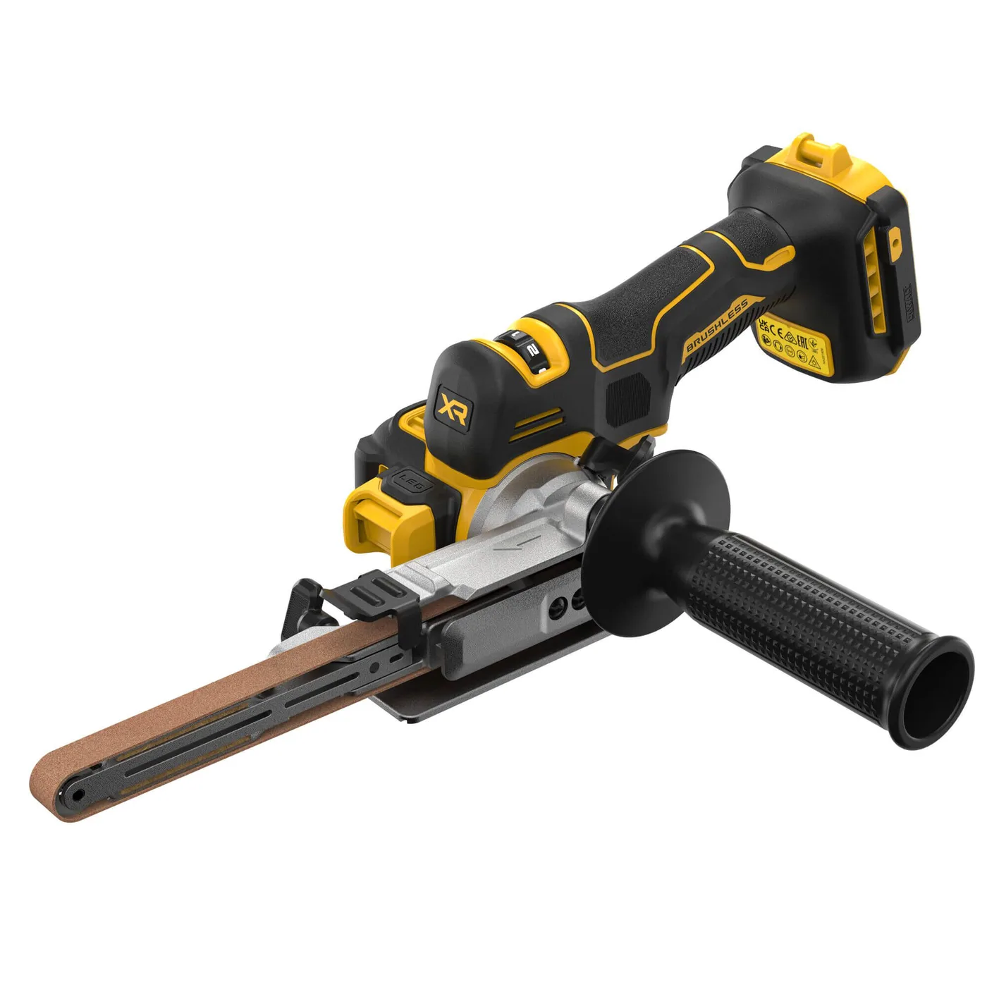 Напилок стрічковий акумуляторний безщітковий DeWALT DCM200N — фото 4