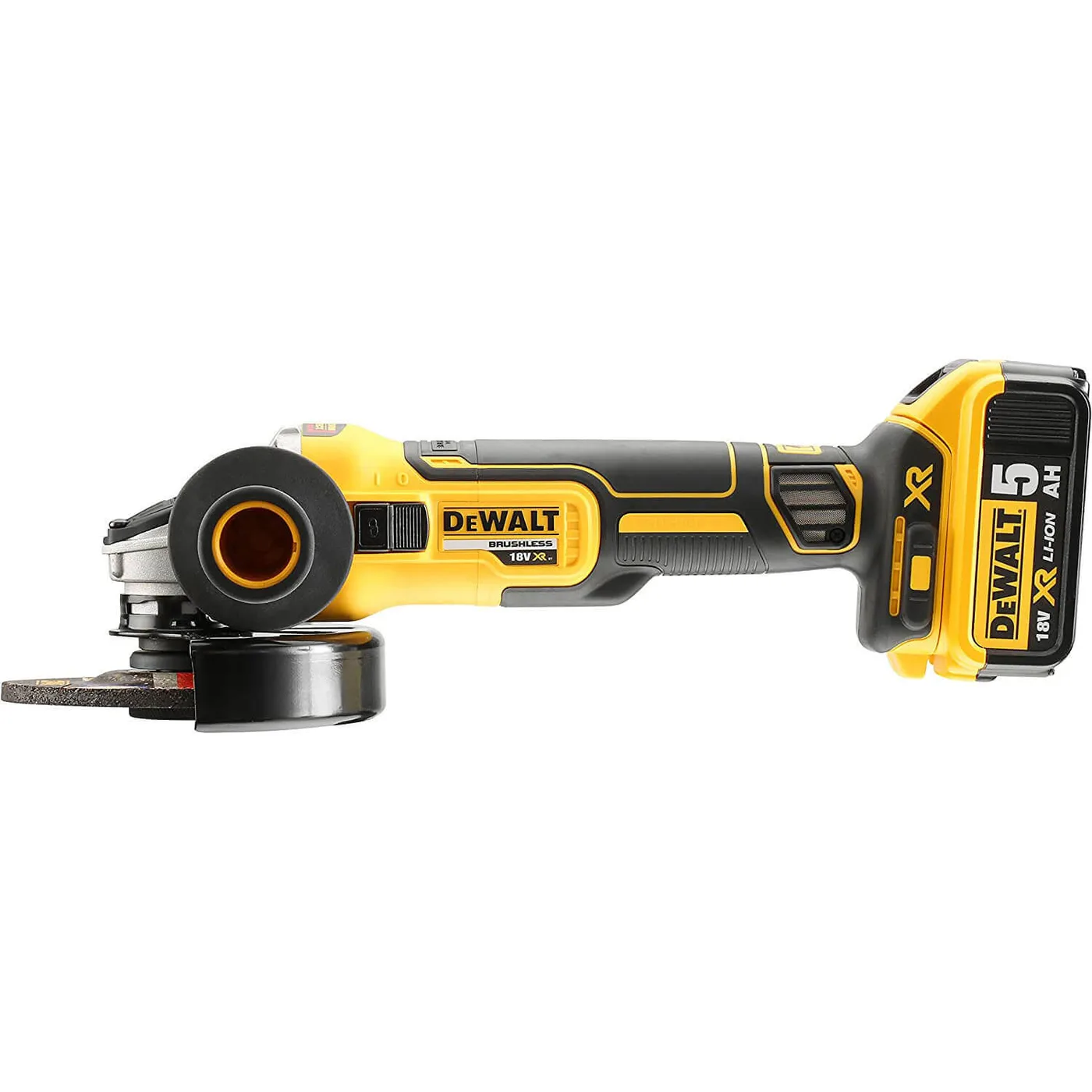 Шліфмашина кутова - болгарка акумуляторна безщіткова DeWALT DCG405N — фото 3