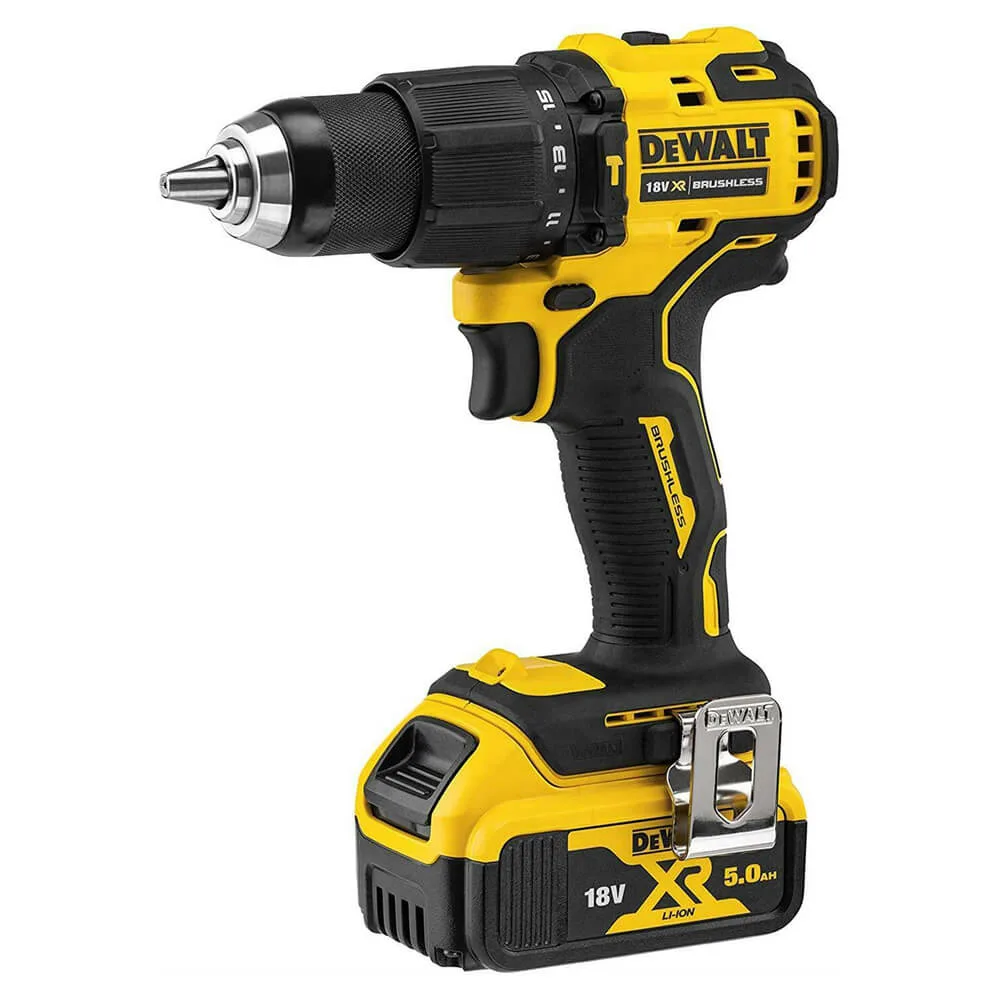 Дриль-шурупокрут акумуляторний безщітковий ударний DeWALT DCD709P2T — фото 3
