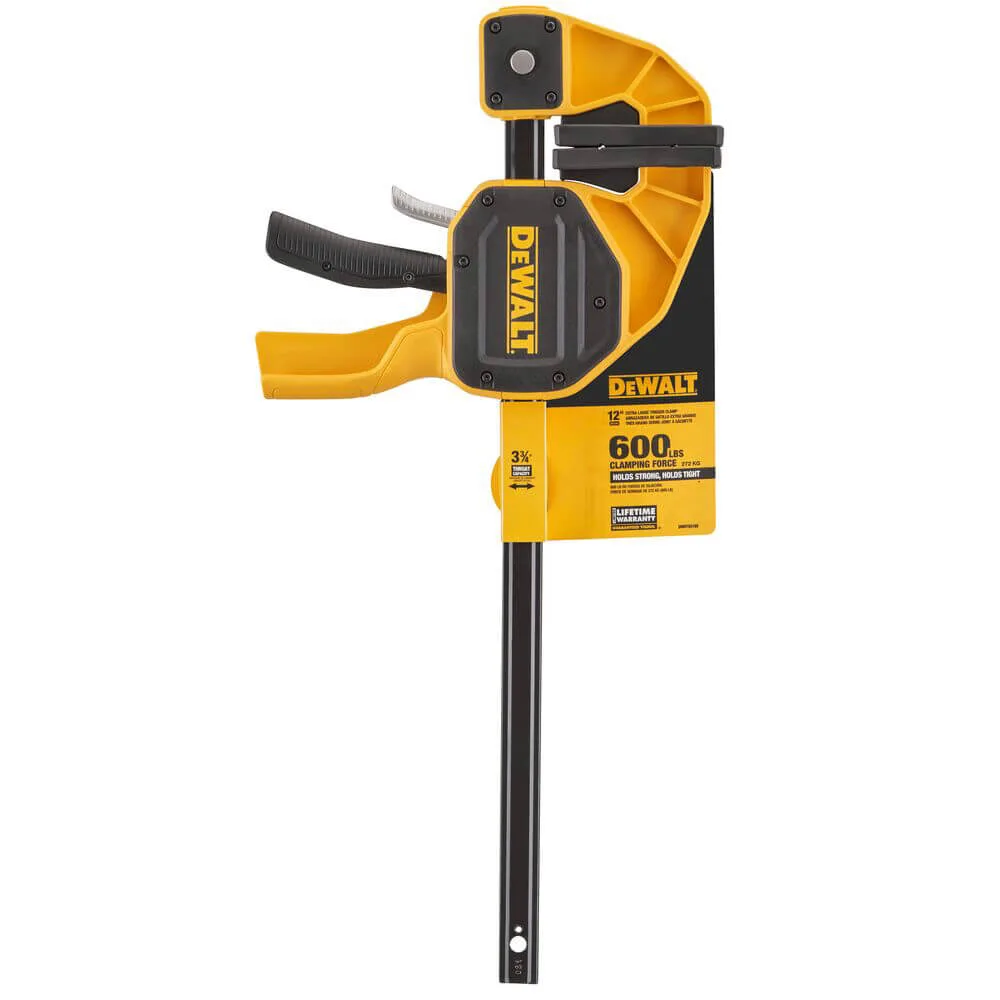 Струбцина XL триггерная з максимальним зусиллям стиснення 270 кг DeWALT DWHT0-83185 — фото 6