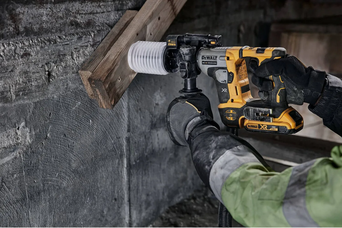 Перфоратор акумуляторний безщітковий SDS PLUS DeWALT DCH172NT — фото 6